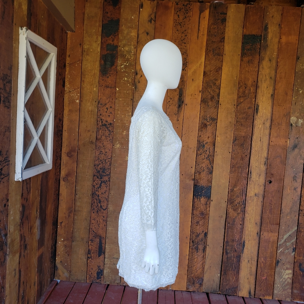 Diane Von Furstenberg Zarita White Lace Dress - Picture 5 of 16